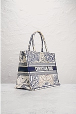 FWRD Renew Dior Book Tote Bag in Blue, view 4, click to view large image.