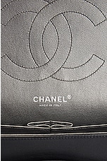 FWRD Renew Chanel Jumbo Lambskin Double Flap Shoulder Bag in Black, view 5, click to view large image.