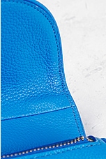 FWRD Renew Dior Calfskin Leather Saddle Shoulder Bag in Blue, view 9, click to view large image.