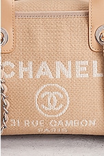 FWRD Renew Chanel Deauville 2 Way Handbag in Beige, view 6, click to view large image.