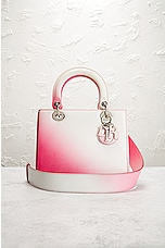 FWRD Renew Dior Lady Handbag in Red Ombre, view 2, click to view large image.