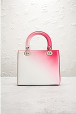 FWRD Renew Dior Lady Handbag in Red Ombre, view 3, click to view large image.