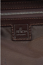 FWRD Renew Fendi Zucca Boston Bag in Brown, view 5, click to view large image.