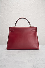 FWRD Renew Hermes Kelly 32 Handbag in Bordeaux, view 3, click to view large image.