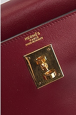 FWRD Renew Hermes Kelly 32 Handbag in Bordeaux, view 5, click to view large image.
