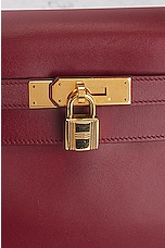 FWRD Renew Hermes Kelly 32 Handbag in Bordeaux, view 6, click to view large image.