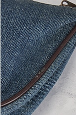 FWRD Renew Fendi Denim Pochette Accessories Shoulder Bag in Blue, view 10, click to view large image.