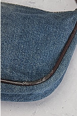 FWRD Renew Fendi Denim Pochette Accessories Shoulder Bag in Blue, view 9, click to view large image.