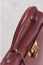 FWRD Renew Hermes Box Kelly 32 Handbag in Bordeaux, view 7, click to view large image.