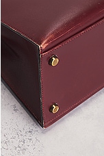 FWRD Renew Hermes Box Kelly 32 Handbag in Bordeaux, view 8, click to view large image.