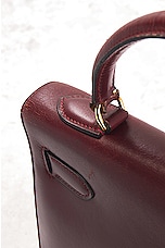 FWRD Renew Hermes Box Kelly 32 Handbag in Bordeaux, view 9, click to view large image.