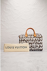 FWRD Renew Louis Vuitton Speedy Monogram Graphite 30 Handbag in Brown, view 10, click to view large image.