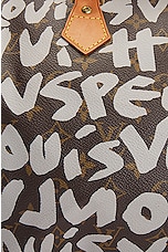 FWRD Renew Louis Vuitton Speedy Monogram Graphite 30 Handbag in Brown, view 6, click to view large image.