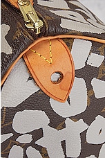 FWRD Renew Louis Vuitton Speedy Monogram Graphite 30 Handbag in Brown, view 7, click to view large image.