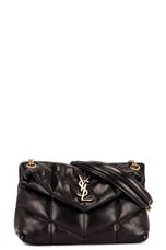 FWRD Renew Saint Laurent Small LouLou Monogramme Bag in Black, view 1, click to view large image.