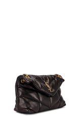 FWRD Renew Saint Laurent Small LouLou Monogramme Bag in Black, view 3, click to view large image.