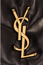 FWRD Renew Saint Laurent Small LouLou Monogramme Bag in Black, view 7, click to view large image.
