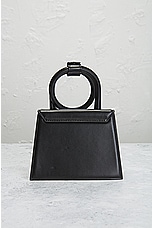 FWRD Renew JACQUEMUS Le Chiquito Noeud Bag in Black, view 3, click to view large image.