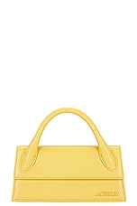 FWRD Renew JACQUEMUS Le Chiquito Long Bag in Dark Yellow, view 1, click to view large image.