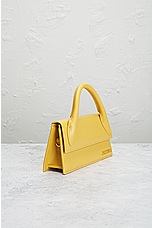 FWRD Renew JACQUEMUS Le Chiquito Long Bag in Dark Yellow, view 4, click to view large image.