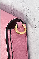 FWRD Renew Valentino Garavani V Logo Signature Shoulder Bag in Candy Rose, view 8, click to view large image.