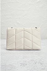 FWRD Renew Saint Laurent Toy Puffer Loulou Bag in Crema Soft, view 3, click to view large image.