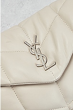 FWRD Renew Saint Laurent Toy Puffer Loulou Bag in Crema Soft, view 5, click to view large image.