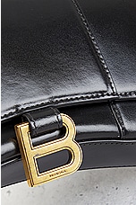 FWRD Renew Balenciaga Hourglass Wallet On Chain Bag in Black, view 8, click to view large image.