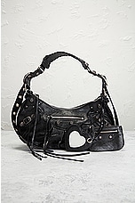 FWRD Renew Balenciaga Small Le Cagole Shoulder Bag in Black, view 2, click to view large image.