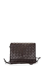 FWRD Renew Bottega Veneta Mini Crossbody Bag in Fondant & Gold, view 1, click to view large image.