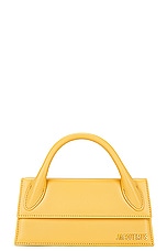 FWRD Renew JACQUEMUS Le Chiquito Long Bag in Dark Yellow, view 1, click to view large image.