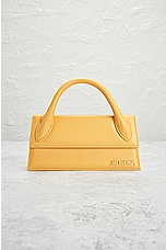 FWRD Renew JACQUEMUS Le Chiquito Long Bag in Dark Yellow, view 2, click to view large image.