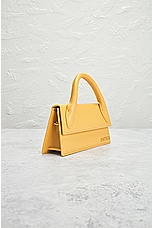 FWRD Renew JACQUEMUS Le Chiquito Long Bag in Dark Yellow, view 4, click to view large image.