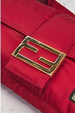FWRD Renew Fendi X Porter Mama Baguette 3 Way Shoulder Bag in Red, view 7, click to view large image.