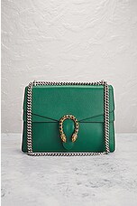 FWRD Renew Gucci Dionysus Chain Shoulder Bag in Green, view 2, click to view large image.
