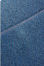 FWRD Renew Dior Denim Saddle Bag in Medium Blue, view 7, click to view large image.