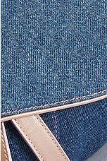 FWRD Renew Dior Denim Saddle Bag in Medium Blue, view 8, click to view large image.