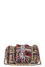 FWRD Renew Chanel Tweed Chain Shoulder Bag in Multi, view 1, click to view large image.