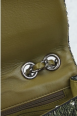 FWRD Renew Chanel Coco Cuba Sequin Chain Shoulder Bag in Khaki, view 10, click to view large image.