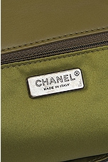 FWRD Renew Chanel Coco Cuba Sequin Chain Shoulder Bag in Khaki, view 5, click to view large image.