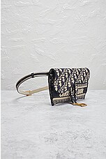 FWRD Renew Dior Trotter Saddle Waist Bag in Navy, view 4, click to view large image.