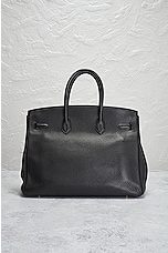 FWRD Renew Hermes Birkin 35 Handbag in Black, view 3, click to view large image.