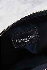 FWRD Renew Dior Denim Printed Saddle Bag in Grey, view 5, click to view large image.