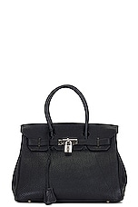 FWRD Renew Hermes Birkin 30 Handbag in Black, view 1, click to view large image.