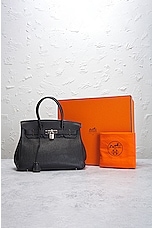 FWRD Renew Hermes Birkin 30 Handbag in Black, view 10, click to view large image.