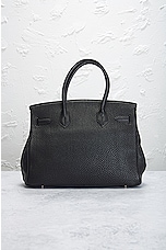 FWRD Renew Hermes Birkin 30 Handbag in Black, view 3, click to view large image.