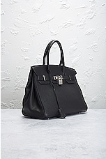 FWRD Renew Hermes Birkin 30 Handbag in Black, view 4, click to view large image.