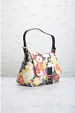 FWRD Renew Fendi Zucchino Flower Shoulder Bag in Multi, view 4, click to view large image.