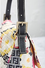 FWRD Renew Fendi Zucchino Flower Shoulder Bag in Multi, view 8, click to view large image.