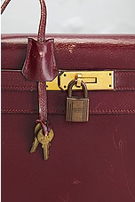 FWRD Renew Hermes Kelly 28 Handbag in Bordeaux, view 6, click to view large image.